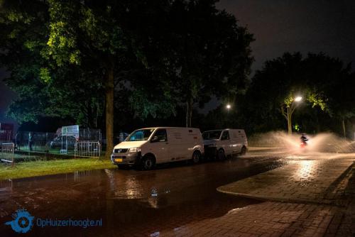 Noodweer boven Huizen - IJsselmeerstraat
